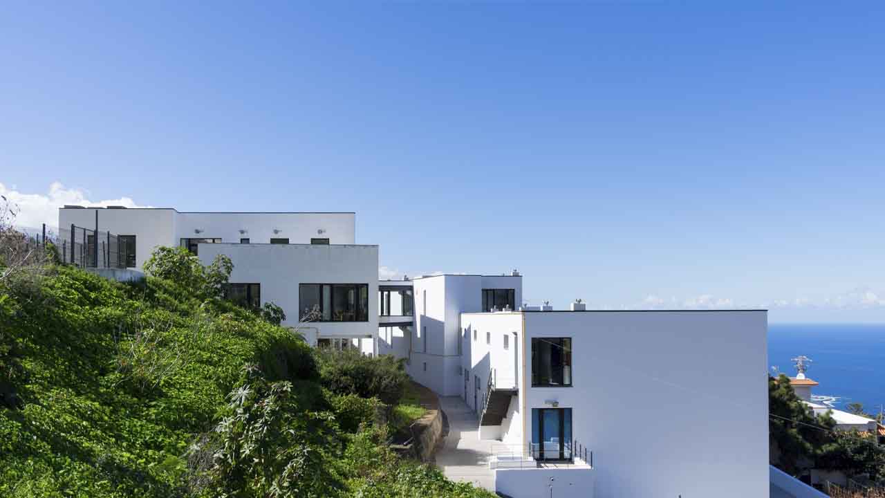 La residencia cuenta con unas magníficas vistas al Atlántico