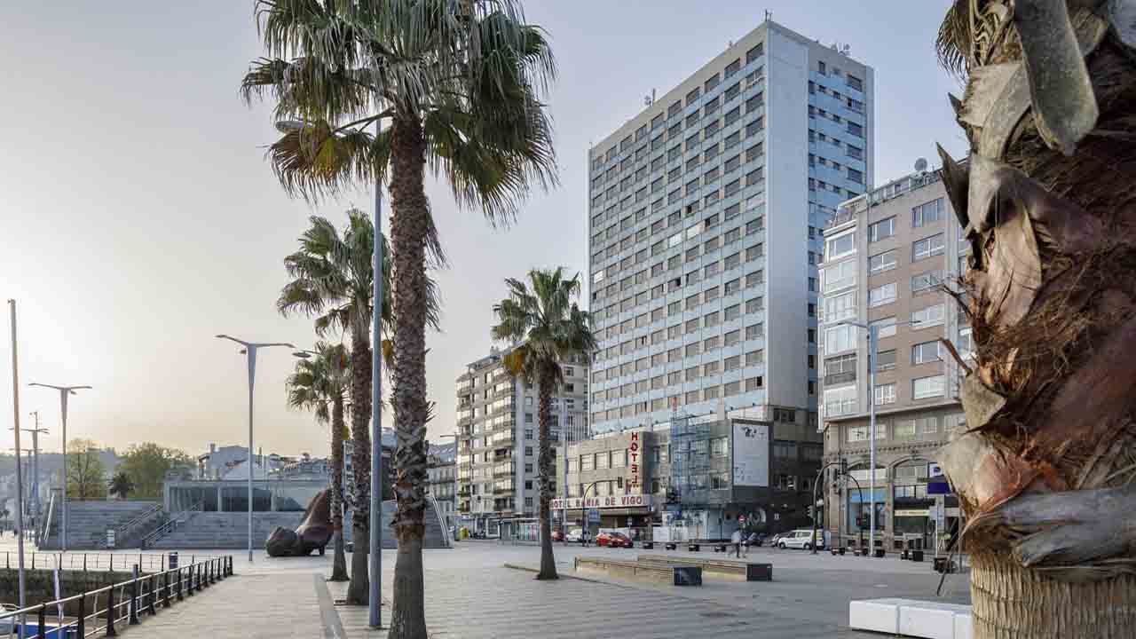 El Hotel Bahía está localizado en la fachada marítima de Vigo