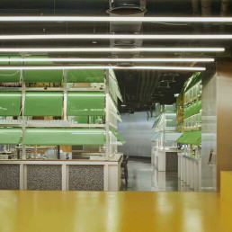 Vista de los graderíos del Bernabeu Market