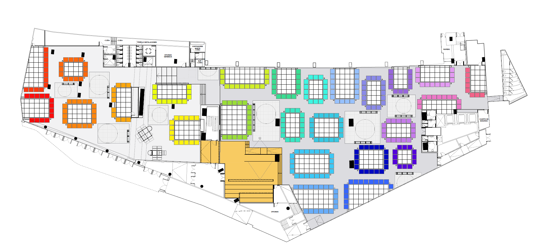 Planta del futuro Bernabeu Market