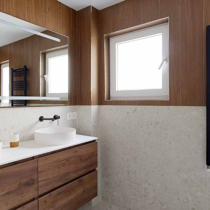 Vista del baño principal