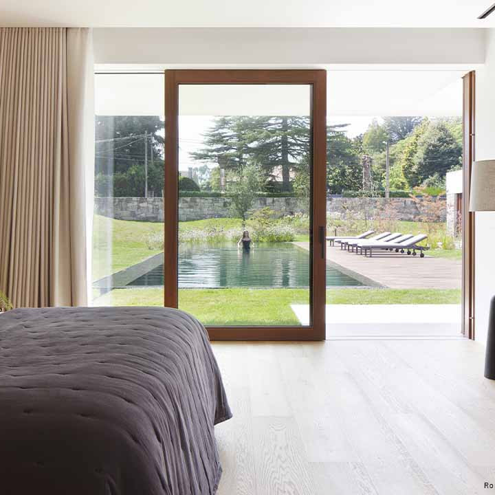 Vista de una de las habitaciones de la vivienda de Ames