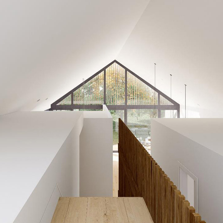 El aprovechamiento de la luz en esta Passivhaus en Ourense contribuye a sus niveles de eficiencia