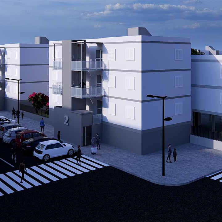 La rehabilitación sostenible de la Urbanización La Paz supone una mejora en la calidad de vida de sus residentes